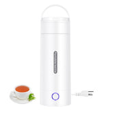 Tetera Dreamosa portátil 350 ml, vista frontal para hervir rápidamente bebidas.