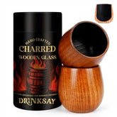 DrinkSay vaso whisky madera carbonizada – aroma intenso y acabado suave