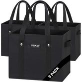 DSDCDJ bolsas de compra reutilizables, duraderas y de 65 libras, para compras pesadas.