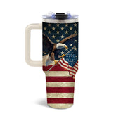 DUUV termo bandera estadounidense 40oz, diseño patriótico para viajes