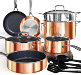Conjunto DUXANO Deluxe 14pc: cacerolas para cocinar con eficiencia