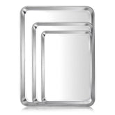 Bandeja E-far 16x12 con superficie lisa para hornear galletas de forma uniforme