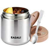 Tarro de alimentos Eadali aislado para niños con tapa