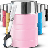 Earth&ME termo con cuchara plegable integrada para comidas en movimiento