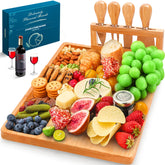 Tabla de quesos extragrande Easoger para servir aperitivos