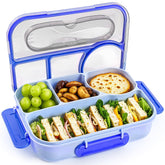 EASYFUN Bento Box adulto con 4 compartimentos para mantener separadas las comidas