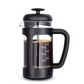 Prensa Easyworkz de 12 oz con vidrio borosilicato para café o té caliente.