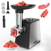 EBEAKA molino eléctrico para carne y embutidos, vista general; ideal para preparar carne fresca en casa.