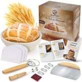 Cesta Banneton oval Ecomerr 9 pulgadas, facilita panes artesanos con formas definidas