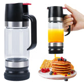 Dispenser Ecopandy para miel sin goteo con base, ideal para la mesa.