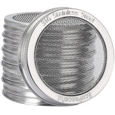 EcoPeaceful tapa para brotes de boca ancha en acero 316 con drenaje de 1 mm.