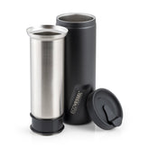 EcoVessel Travel French Press portátil para café fresco en cualquier lugar.