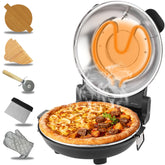 ECUMFFY Horno pizza 12 pulgadas cerámica natural para crujiente.