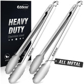 Eddeas pinzas de cocina 12 pulgadas: acero inoxidable para uso diario.