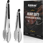 Pinzas Eddeas de 9 y 12 pulgadas con mango antideslizante para uso diario seguro.
