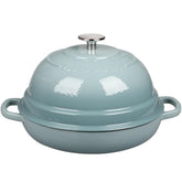 Olla EDGING CASTING esmaltada con tapa ideal para hornear pan artesano en casa.