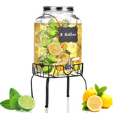 Edycur dispensador de bebidas 2 galones con base ideal para fiestas y reuniones