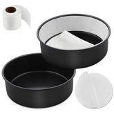 Bandejas E-far 6 pulgadas en par para pasteles dobles.