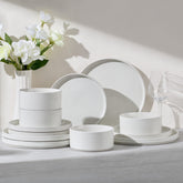 Conjunto E-far de 12 piezas para comidas diarias, duradero y práctico.