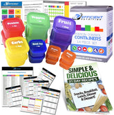Efficient Nutrition: 14 contenedores de porciones para control de comidas semanales