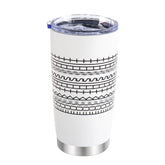 Taza EHZYP mensaje oculto 20oz revelándose al verter café, ideal para la oficina.