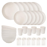 ejonirinjonir EI 42pcs, platos y tazones, ideal para reuniones