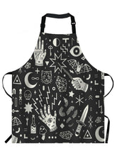Delantal EKOBLA manos-ojos-luna: protege la ropa al cocinar o pintar en casa.