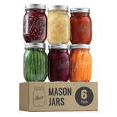 Frascos ELAORY 16 oz, boca regular, verter y almacenar fácilmente.