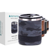 Vaso aislado Elemental Recess de 10 oz para bebidas frías o calientes