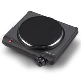 Elite Gourmet vista frontal del quemador portátil para cocinar en espacios pequeños