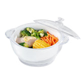 EliteVibe vaporizador de vidrio para microondas, cocina rápida mantiene vitaminas de las verduras.