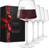Copa ELIXIR GLASSWARE de vino rojo con tallo largo para Pinot Noir.