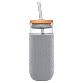 Vaso Ello Devon de cristal 18 oz, sin sudor, para llevar.