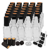 Encheng botellas salsa 150ml con tapa rosca para almacenamiento seguro y sin derrames.