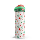 ENCOOL botella navideña con Santa, ideal para fiestas y uso diario.