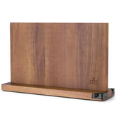 ENOKING bloque magnético para cuchillos con madera de acacia, organización elegante
