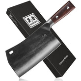 ENOKING cleaver de 7-5 pulgadas con mango de madera para cortes precisos en cocina