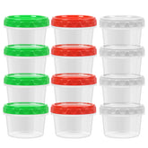 Contenedor EONJOE de 8 oz apilable con tapa hermética para porciones.