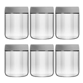 Tarro de vidrio EONJOE 473 ml con tapa hermética para yogur y salsas