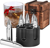 Piedras whisky EooCoo, conjunto de 6 piezas para enfriar sin diluir