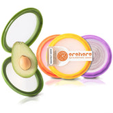 Erehere Avocado Saver con tapa doble para medio aguacate fresco.