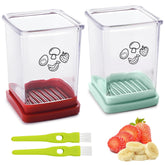 ERHIRY cortador de taza para frutas: trocea con precisión y rapidez.