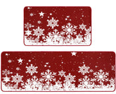 Alfombra navideña Erweicet para cocina, entrada atractiva y soporte antideslizante.