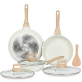 ESLITE LIFE sartén cerámica antiadherente con tapas, ideal para desayunos rápidos