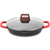 ESLITE LIFE sarten-grill-antiadherente-interior: cocina sin pegar y limpieza rápida.