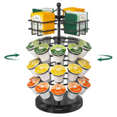 EsLuker.ly K Cup Holder con rotación 360°, acceso rápido a cápsulas.