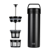 Espro P0 prensa francesa para viaje, café aromático en ruta.