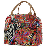 EurCross bolsa de almuerzo aislada, frente boho, ideal para llevar comidas con estilo