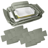 Evelots protector de fieltro gris grande entre ollas para evitar rayaduras