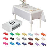 Evershine: cubierta de mesa dura blanca 54x108 para protección duradera.
